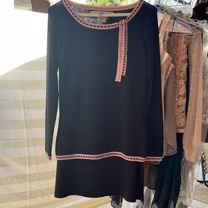 Max Studio Knit Skirt Set Black XS